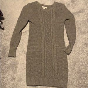 Tan Sweater Dress